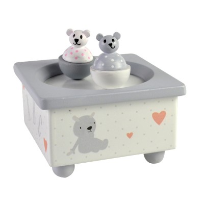 Animal shape dancing dolls spinning music box