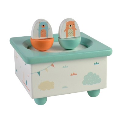 Children magnetic music box toy with custom song